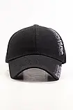 Чорна кепка бейсболка унісекс принт текст Україна, фото 4