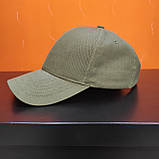 Класична форхед бейсболка унісекс хакі Україна, фото 3