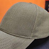 Класична форхед бейсболка унісекс хакі Україна, фото 5