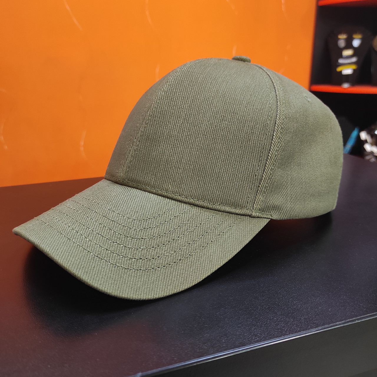 Класична форхед бейсболка унісекс хакі Україна, фото 1