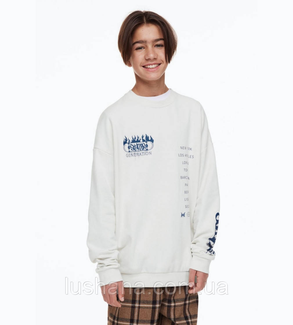Дитячий джемпер світшот H&M на хлопчика р.158-164 - 12-14 років