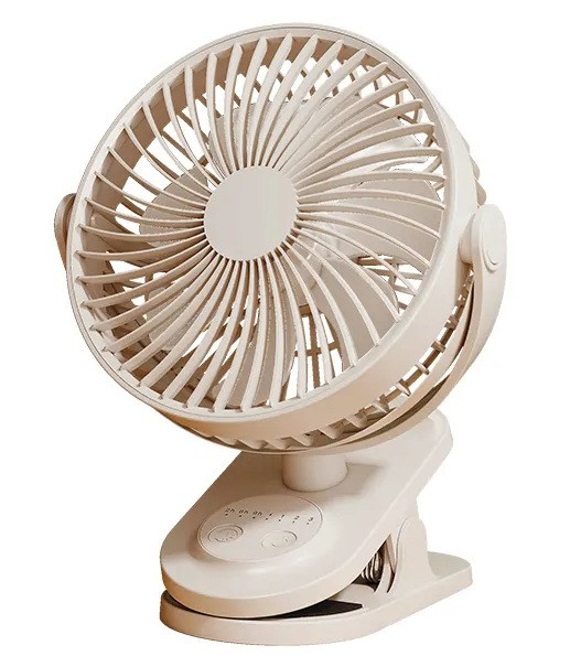 Настільний акумуляторний міні-вентилятор USB на прищіпці FAN LY-850 Jw