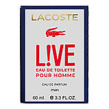 Парфуми чоловічі Lacoste Live Lacoste 60 мл, фото 6