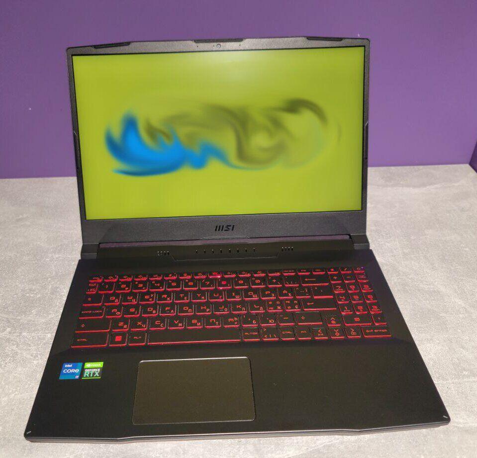 Б/в Ігровий ноутбук MSI Katana GF66 11UE-088NEU 15.6" 1920x1080| i7-11800H| 16GB RAM| 1000GB SSD| RTX 3060 6GB
