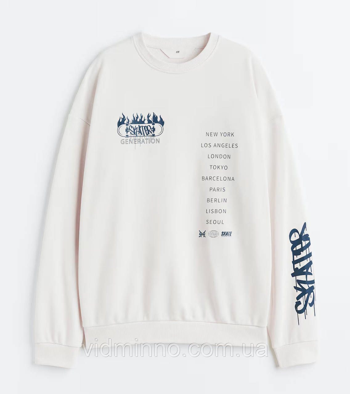 Джемпер світшот (двонитка, петелька) H&M на хлопчика підлітка р.158-164 - 12-14 років