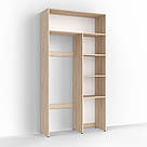 Стелаж у ванну над пральною машиною 1140 мм з Ламінованого ДСП Шафа для пральної машини з 4 полицями, фото 6