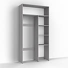 Стелаж у ванну над пральною машиною 1140 мм з Ламінованого ДСП Шафа для пральної машини з 4 полицями, фото 7