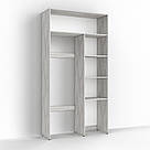 Стелаж у ванну над пральною машиною 1140 мм з Ламінованого ДСП Шафа для пральної машини з 4 полицями, фото 8