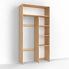 Стелаж у ванну над пральною машиною 1140 мм з Ламінованого ДСП Шафа для пральної машини з 4 полицями, фото 9