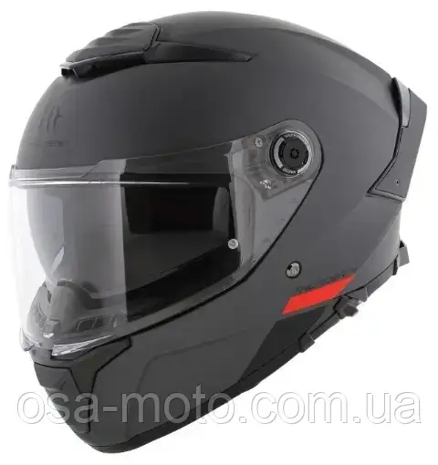 Мотошолом MT THUNDER 4 SV Solid A12 Matt Grey