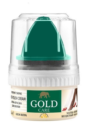 Крем-блиск для взуття Goldcare безбарвний 50 мл, фото 1