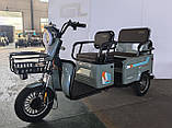 Електричний трицикл з кузовом SOK X3 МАХ 2000W-72V-28Ah шини 10" купити в інтернет-магазині, фото 8