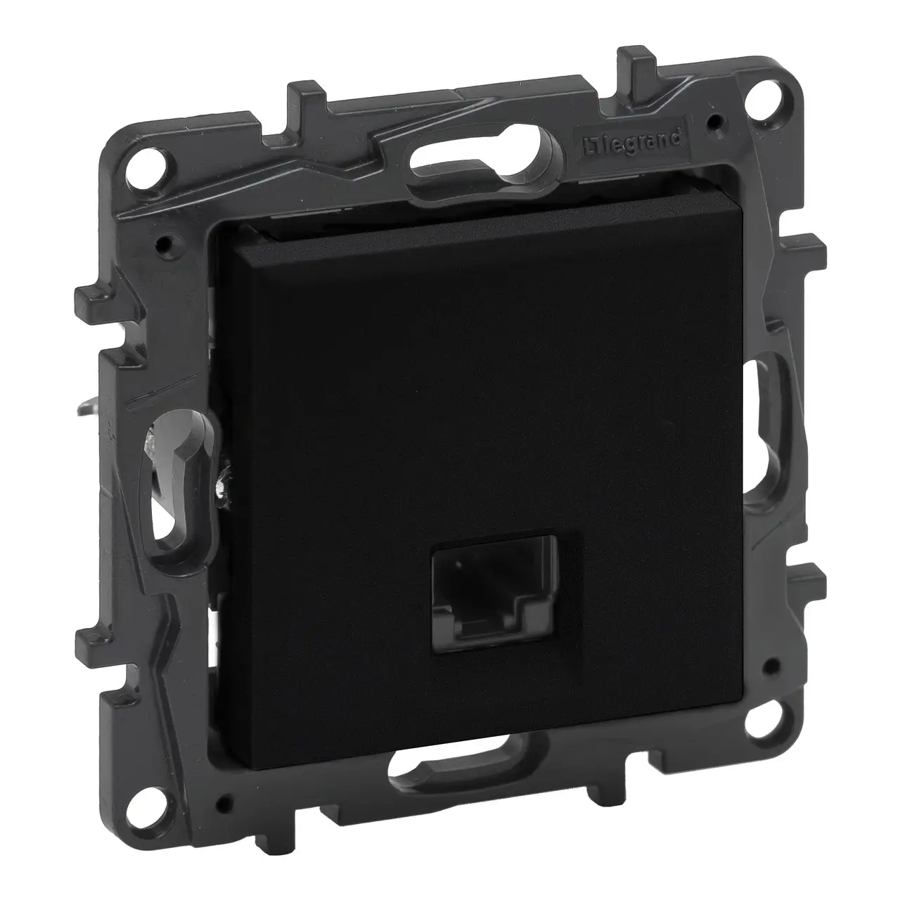 NILOE STEP Розетка інформаційна RJ45 CAT5e UTP. Колір Чорний
