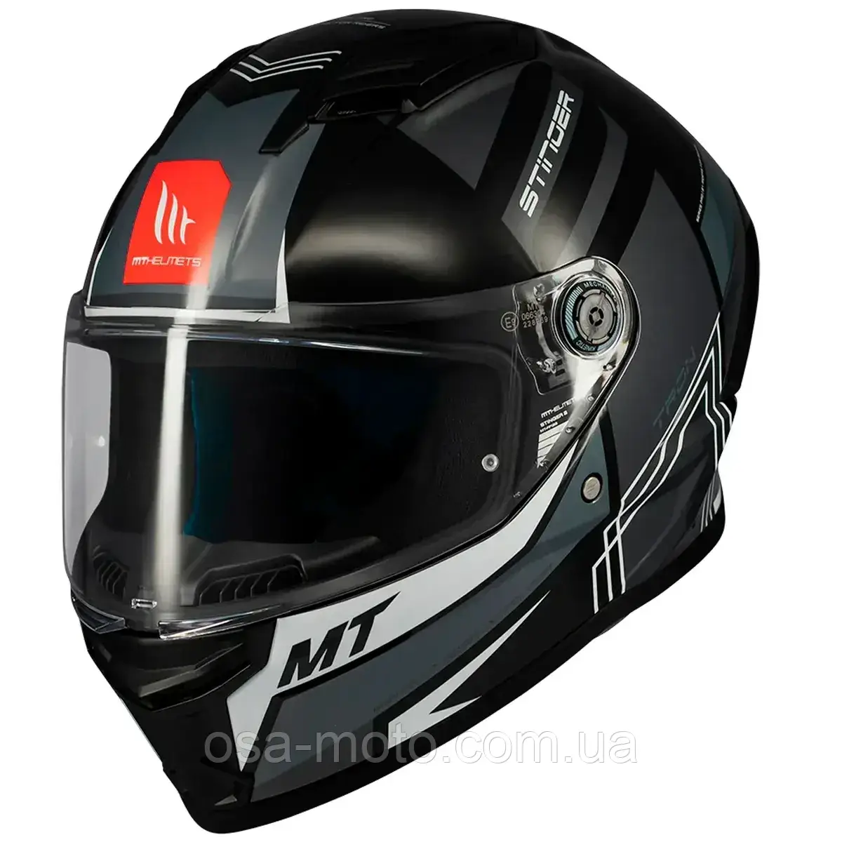Мотошолом MT STINGER 2 Tron B12 Gloss