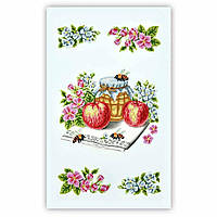 Схема для вишивання бісером Спасівський рушник 30х22 см. Габардин