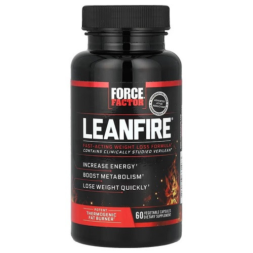 Жироспалювач Force Factor LEANFIRE Thermogenic Fat Burner (30 капсул.), фото 1