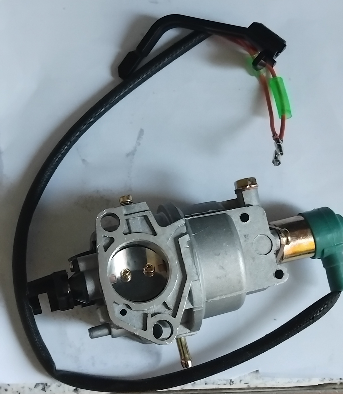 Карбюратор з електроклапаном під важільне керування бензинового двигуна 188F-190F-192F, фото 1