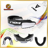 Капа боксерська V'Noks 3D Gel Aria Black двошарова гелева капа для боксу та ММА, чорна