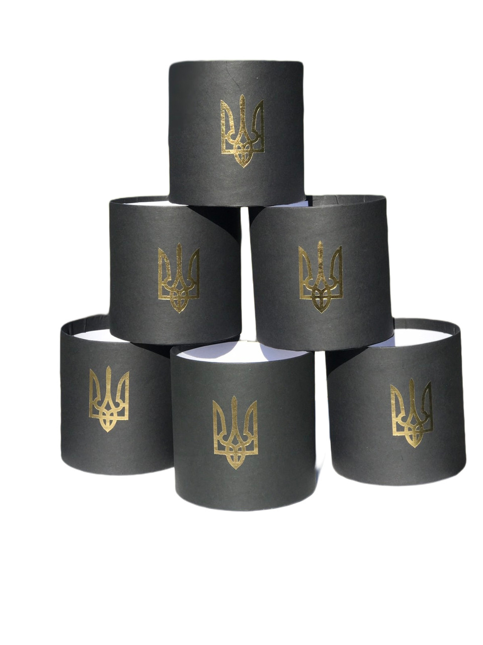 Коробка стакан 10*10 з гербом України