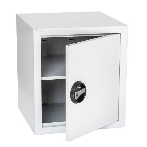 Шафа сейф 40х45х40 см. АШБ-11-01-04х045х04-Ц-7035 механічний замок для дому офісу в готель, фото 1