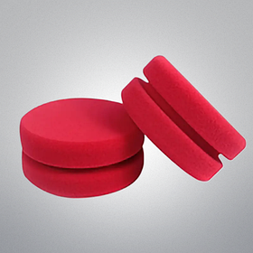 Аплікатор двосторонній поролоновий Dublo-Dual Sided Foam Wax & Sealant Applicators, червоний