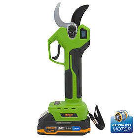 Акумуляторний секатор Procraft ES32Li, 20 В, 1×2 Аг, безщітковий двигун, SK5 леза