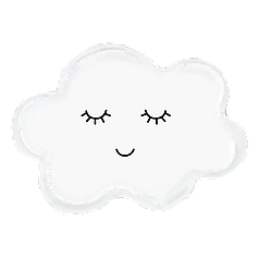 Фігура КИТАЙ-КТ637 Хмаринка з оченятами (УП)