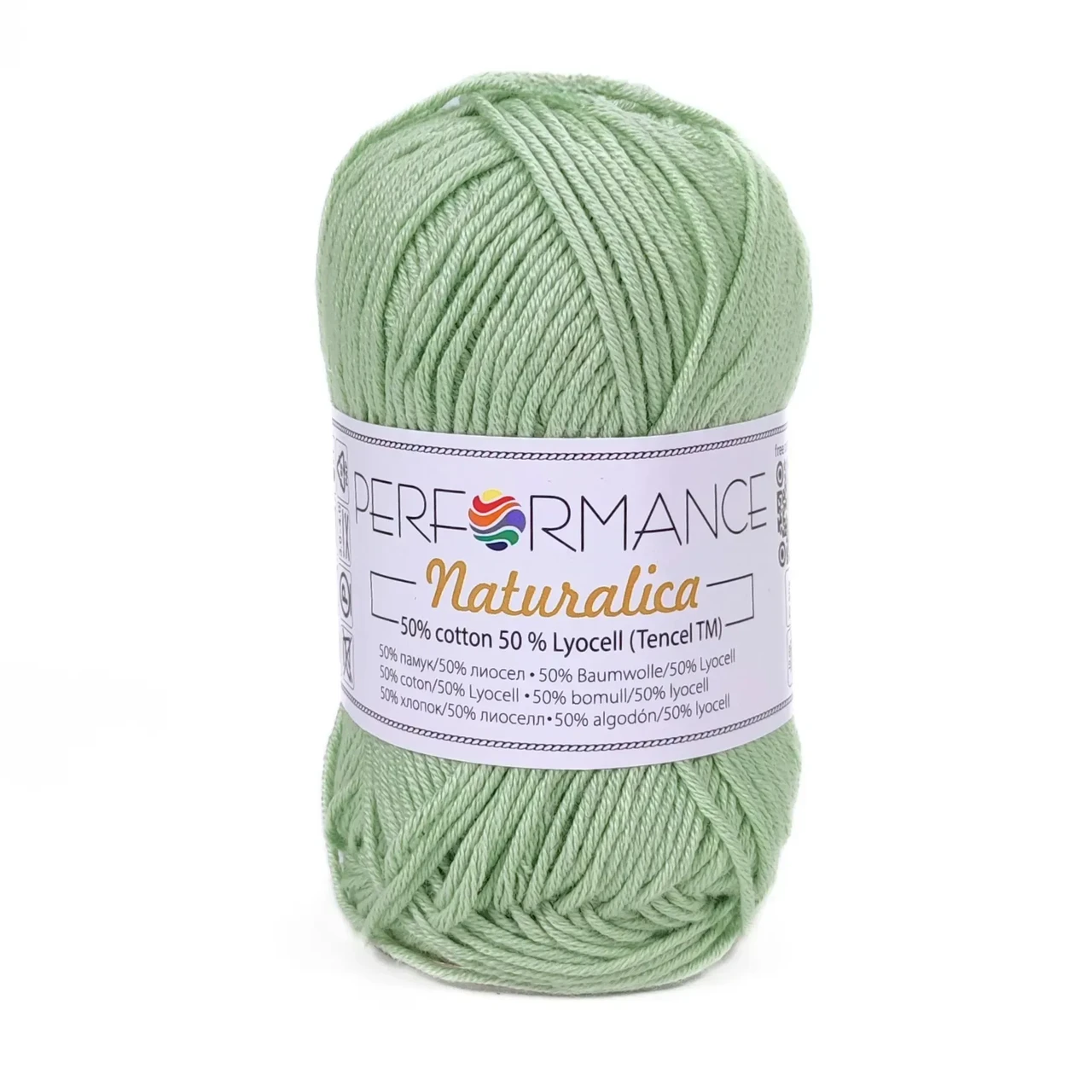 Пряжа Naturalica/Натураліка, світло-зелений 2176, Performance, фото 1