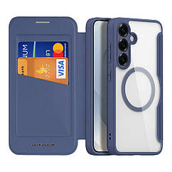 Чохол-книжка Dux Ducis Skin X Pro with MagSafe для Samsung Galaxy S25+ 5G (S936) Колір Blue