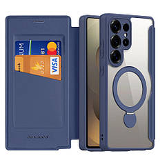 Чохол-книжка Dux Ducis Skin X Pro with MagSafe для Samsung Galaxy S25 Ultra 5G (S938) Колір Blue