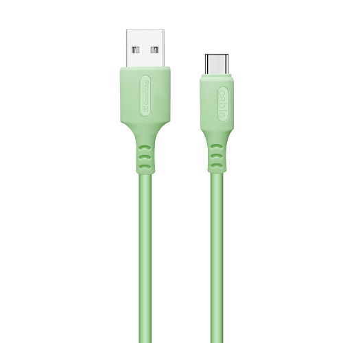 Кабель USB Type-C ColorWay CW-CBUC042-GR 2,4A 1м зелений, фото 1