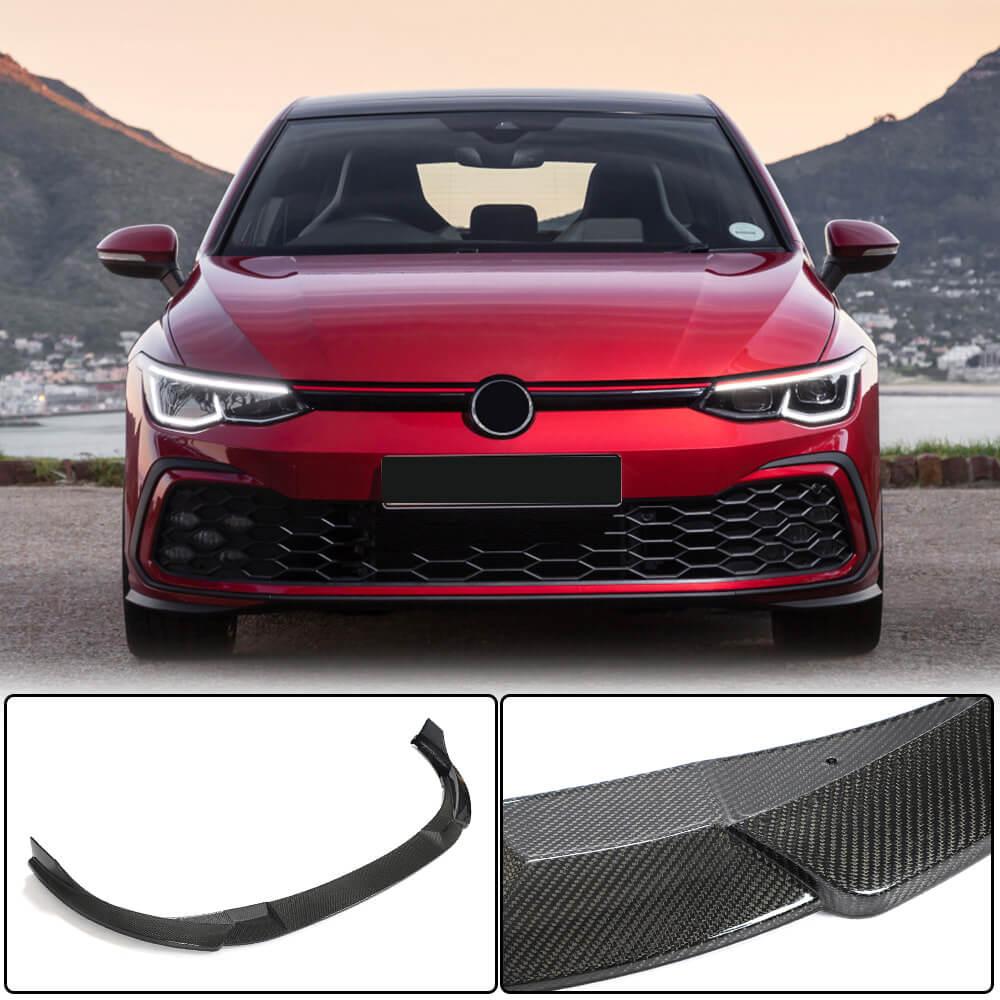 Накладка на передній бампер Lip (для GTI HB, Карбон) для Volkswagen Golf 8