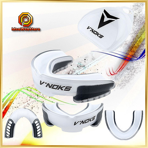 Капа боксерська V'Noks 3D Gel Aria White двошарова гелева капа для боксу та ММА біла