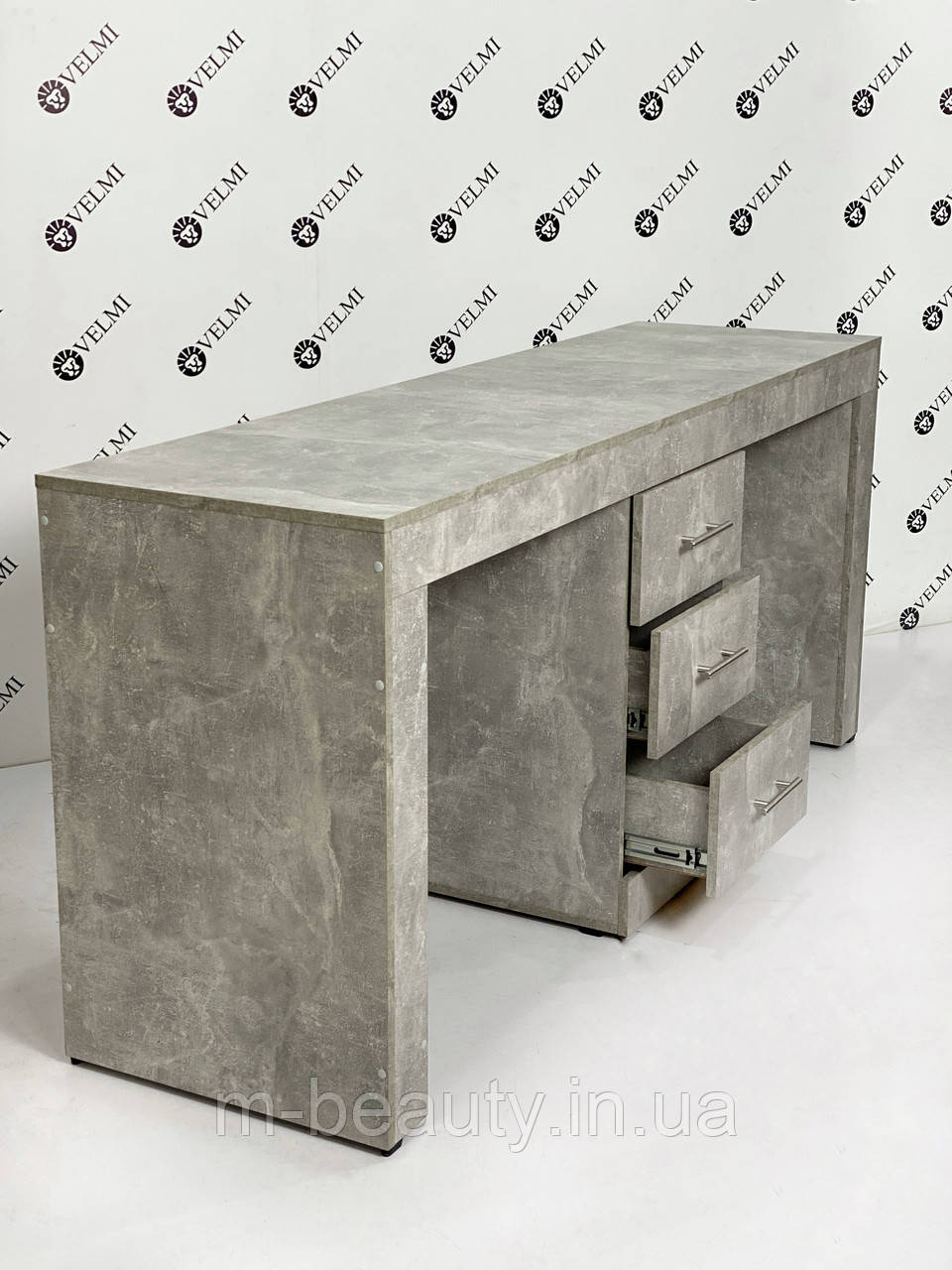 Двомісний манікюрний стіл SNOW стіл для манікюру та корекції нігтів, фото 1