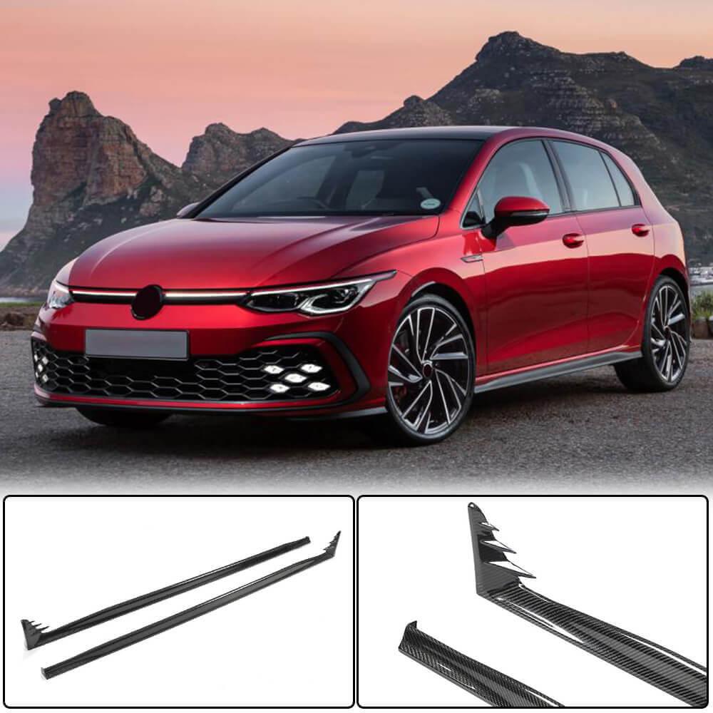 Бокові пороги (для GTI / R-Line HB, Карбон) для Volkswagen Golf 8