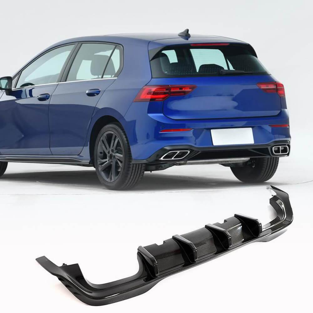Дифузор заднього бампера (для R HB, Карбон) для Volkswagen Golf 8