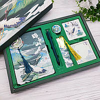 Канцелярський набір «Міфічне створіння» Подарунковий набір із Журавлем