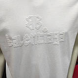 Чоловіча однотона футболка біла, фото 5