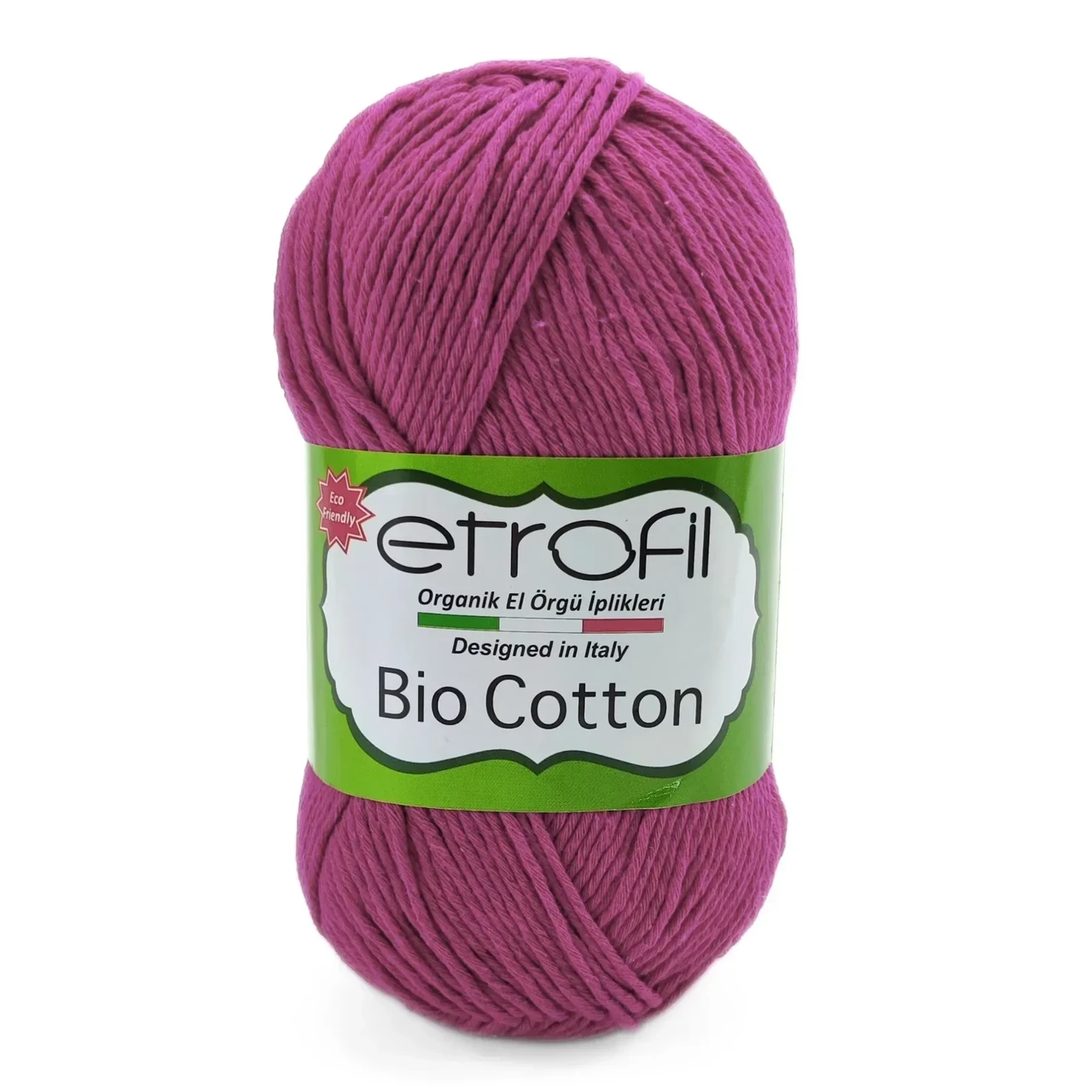 Пряжа Bio Cotton/Біо Котон, малиновий 10505, Etrofil, фото 1