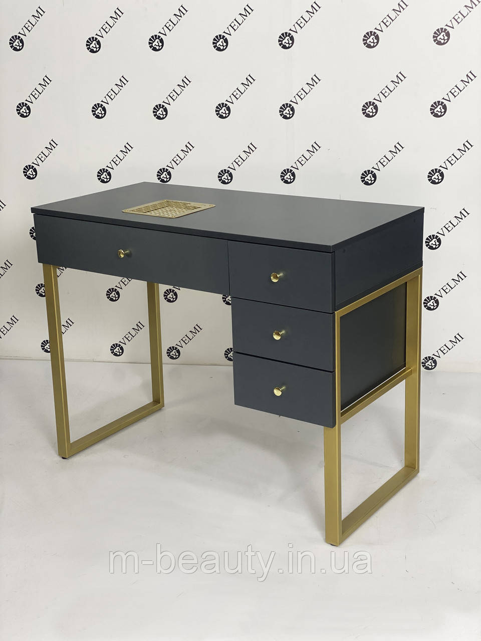 Манікюрний однотумбовий стіл LINDA стіл майстра у манікюрний кабінет LOFT, фото 1