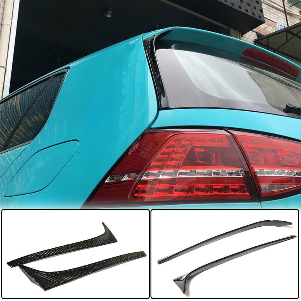 Накладки на стійки заднього скла (для Base, Карбон) для Volkswagen Golf 7/E-Golf