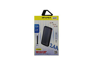 Моб. Заряджання POWER BANK AWEI P20K 10000mah 2.4A