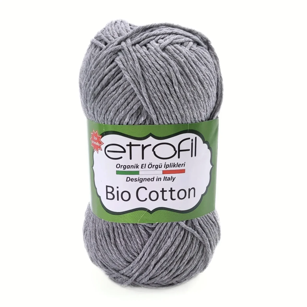Пряжа Bio Cotton/Біо Котон, світло-сірий 10101, Etrofil, фото 1