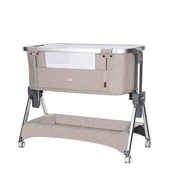 Дитяче приставне ліжечко CARRELLO Aria CRL-16402 Cream Beige, бежеве