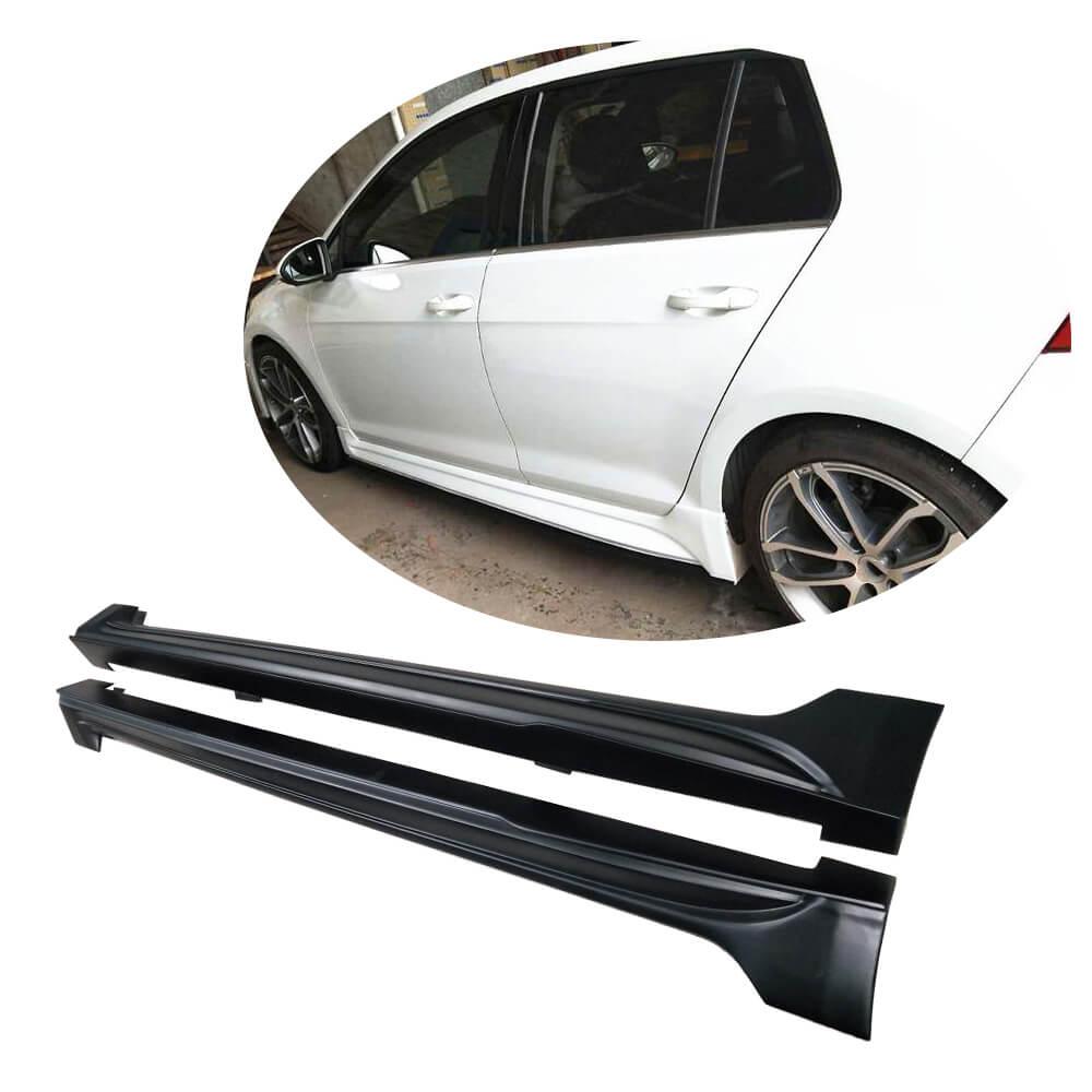 Бокові пороги (для Base HB 2012-2017, Карбон) для Volkswagen Golf 7/E-Golf