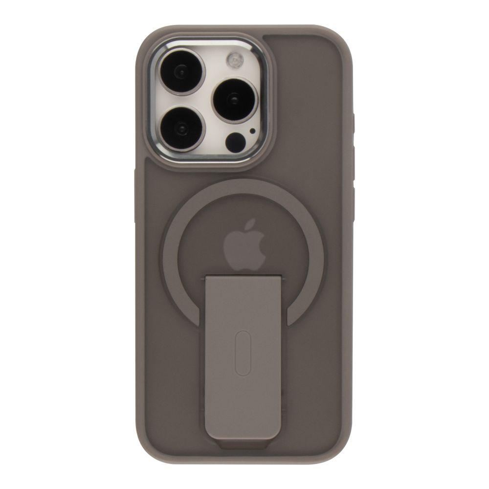 Чохол TPU+PC FlexGuard Magnetic Ring Stand для iPhone 16 Pro Max Колір Titanium