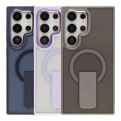 Чохол TPU+PC FlexGuard Magnetic Ring Stand для Samsung Galaxy S24 5G (S921)/S25 5G (S931) Колір Purple
