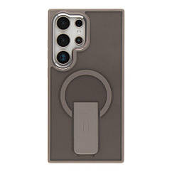 Чохол TPU+PC FlexGuard Magnetic Ring Stand для Samsung Galaxy S24 5G (S921)/S25 5G (S931) Колір Titanium