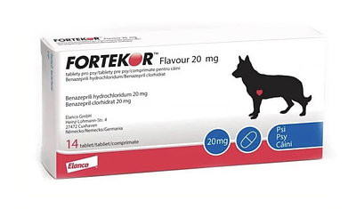 ФОРТЕКОР 20мг 14 таблеток для собак та котів