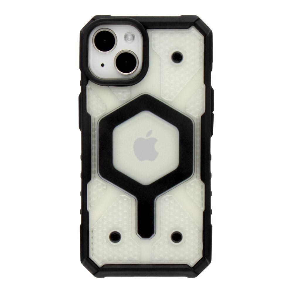Чохол TPU+PC ArmorHex Magnetic Case для iPhone 15 Колір Transparent Black, фото 1